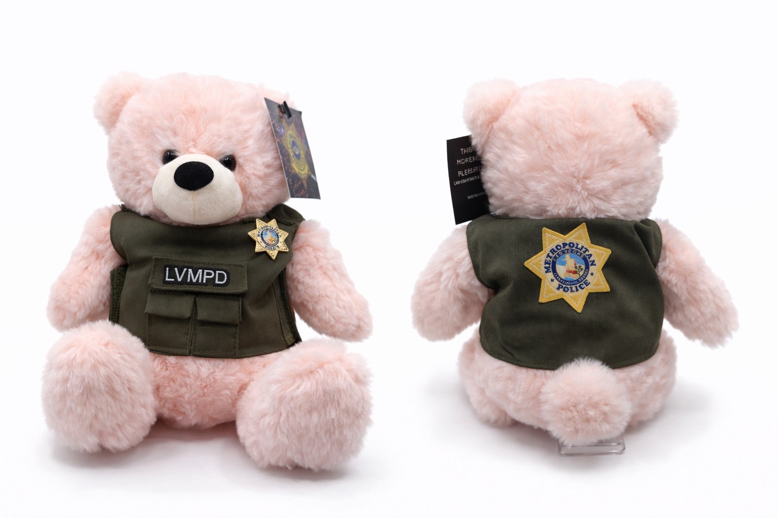 Plush, Tactical Police Bear | Las Vegas Metro Honor Guard