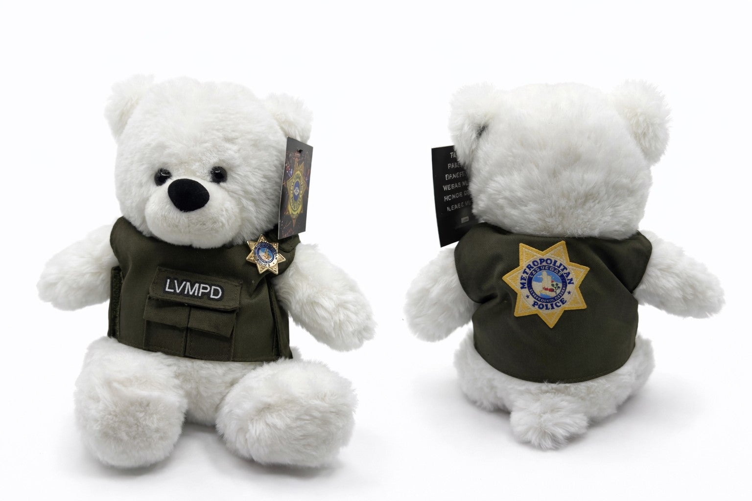 Plush, Tactical Police Bear | Las Vegas Metro Honor Guard